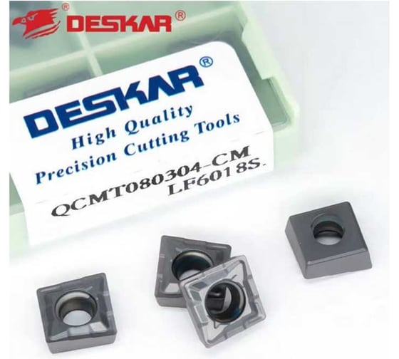 Пластина для сверла QCMT080304-CM LF6018S DESKAR 00-00046285