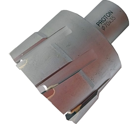 Сверло корончатое PROTON d70мм (h=35) (Weldon 32) ТСТ УТ000000795