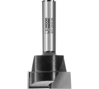 Фреза прямая с врезным зубом D=25.4 мм, I=10 мм, L=51 мм, Z=2, S=8 мм WOODWORK 917.2510.08