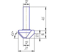 Фреза ФК 0326 МебельДрев 4627198886658