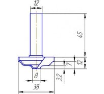 Фреза ФК 0202 МебельДрев 4627198884708