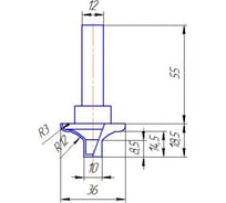 Фреза ФК 0411 МебельДрев 4627198885415