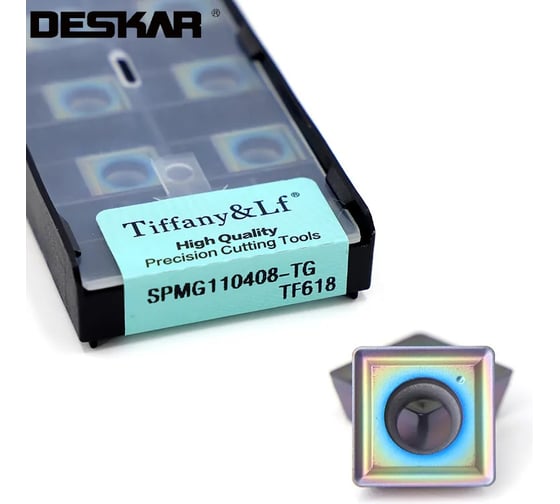 Пластина для сверла SPMG110408-TG TF618 DESKAR 00-00046301 1