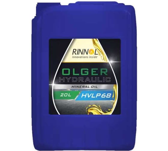 Масло гидравлическое минеральное OLGER HYDRAULIC HVLP 68 e20L RINNOL 495485