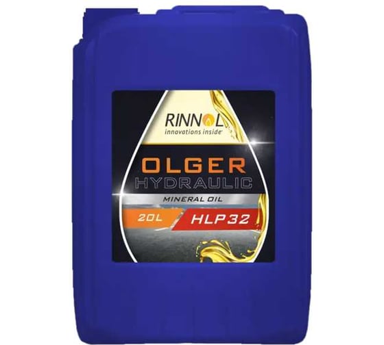 Масло гидравлическое минеральное OLGER HYDRAULIC HLP 32 e20L RINNOL 192469 1