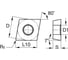 Пластина токарная ССMT120408-SM, NRG20M NORGAU 020057138 2