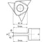 Пластины сменные отрезные без угла GZ305 (2 шт; b=1 мм; VHM; FIRE; Size 04) Guhring 25641 12,001К 1
