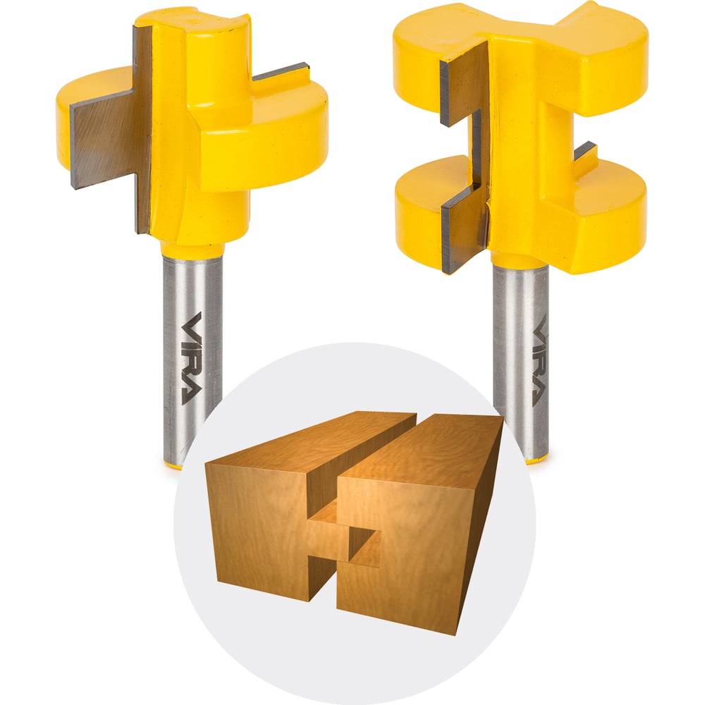 Наборфрезпаз-шип2штVIRAL553374