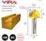Фреза пазовая галтельная (25.4х16 мм; R12.7 мм; хвостовик 8 мм) VIRA 553342 2