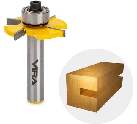 Фреза кромочная дисковая (32х3 мм; подшипник 12.7 мм; хвостовик 8 мм) VIRA 553369