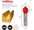 Фреза пазовая галтельная V-образная 90 градусов (12.7x12.7 мм, хвостовик 8 мм) VIRA 553362 2
