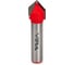 Фреза пазовая галтельная V-образная 90 градусов (12.7x12.7 мм, хвостовик 8 мм) VIRA 553362 4