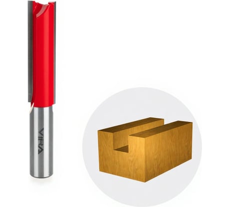 Фреза пазовая прямая (14х51 мм, хвостовик 12 мм) VIRA L553319