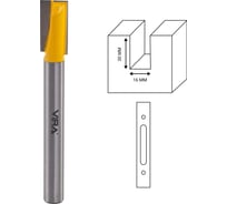 Фреза для врезки замков (16x120 мм, хвостовик 12 мм) VIRA 553323