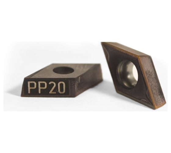 Пластина сменная ромбическая DCMT 11T304-EM PP20 Beltools ri.361.39 1