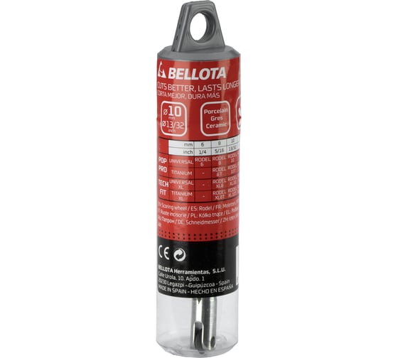 Резец роликовый XL10 10 мм Bellota RODELXL10