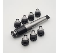 Патрон резьбонарезной КМ4 GT12 в комплекте 7 цанг М3-М12 ТЕХНОРЕАЛ МА320102016