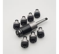 Патрон резьбонарезной КМ2 GT12 в комплекте 7 цанг М3-М12 ТЕХНОРЕАЛ МА320102006