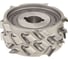 Фреза DIA напайная 125x30x51 мм, Z5+5, 45 градусов, LH, H4, KDT Surrey TL19029 1