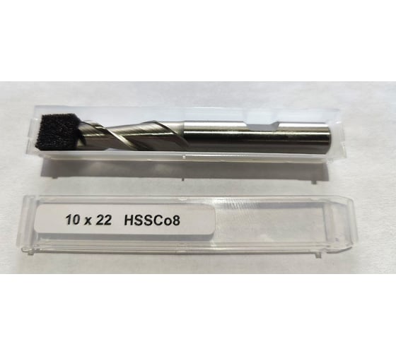 Фреза двухзаходная быстрорежущая по алюминию HSS (10x22x72x10 мм; Z=2) CUT2 20251