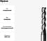 Фреза трехзаходная быстрорежущая по алюминию HSS (15x53x110x12 мм; Z=3) CUT2 20218 3