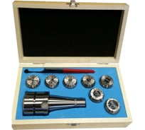 Патрон цанговый NT50ER40 хвостовик конус 7:24 DIN2080 с набором цанг 7 шт GRIFF b221242