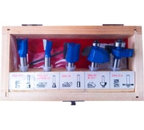 Набор фрез А по дереву (5 шт; хвостовик 8 мм) ДИОЛД 90101003