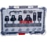 Набор кромочных фрез (6 шт; хвостовик 6 мм) Bosch 2607017468 1