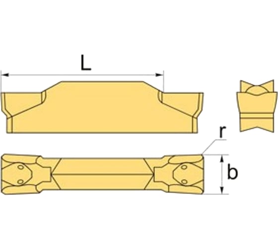 Пластина отрезная ZTFD0303-MG 10 шт по нержавейке HARDSTONE 4603312182141