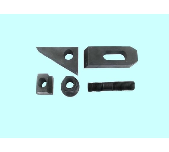 Набор клиновых ступенчатых прижимов из 5-ти предметов, паз 17.7 мм, М16x2 мм, L150 мм YT-6025 CNIC 56168 1