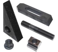 Набор клиновых ступенчатых прижимов из 5-ти предметов, паз 9.7 мм, М8x1.25 мм, L100 мм YT-6001 CNIC 56156