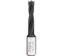 Сверло глухое правое 4 флейты (6x30 мм; L57.5 мм; хвостовик 10x20 присадка) Dimar 2014077