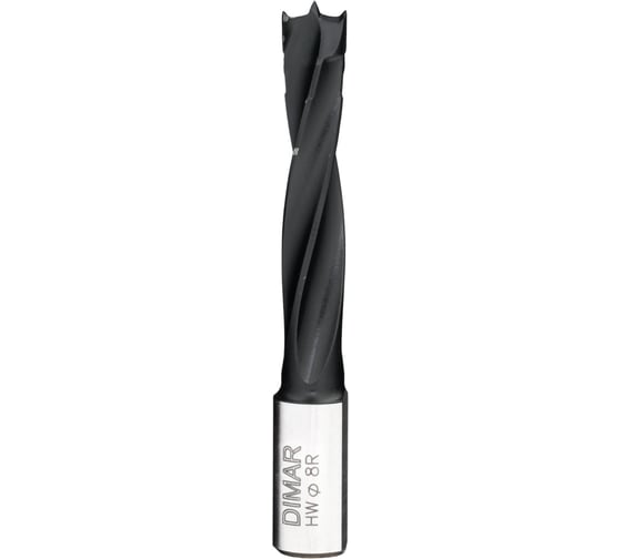 Сверло глухое правое 4 флейты (8x43 мм; L70 мм; хвостовик 10x20 присадка) Dimar 2014437 1