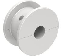 Ролик холостой 10T для модульной цепи HS-880TAB/880TAB-BO/880TAB-EL/880EL-BO/878-BO/878EL-BO/LBP878TAB 10 зубьев круг 35 мм, разборная фрезерованная SPLIT, материал PA (HGB) Hongsbelt 00-00034248