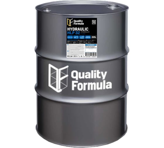 Гидравлическое масло QF HYDRAULIC HLP 32, 205 л Quality Formula 410025019 1