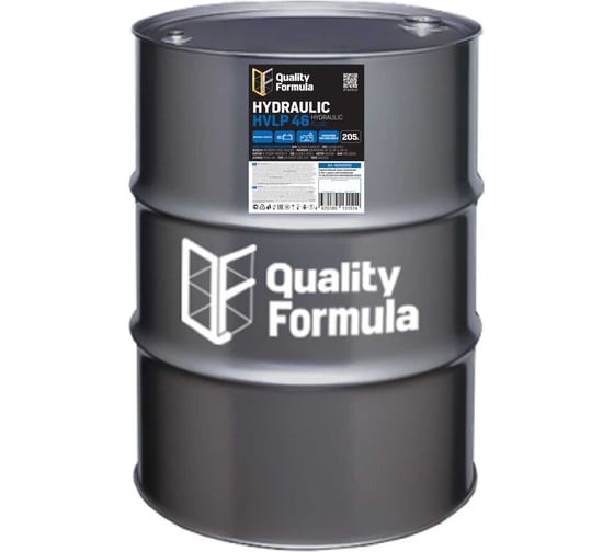 Гидравлическое масло QF HYDRAULIC HVLP 46, 205 л Quality Formula 410025023