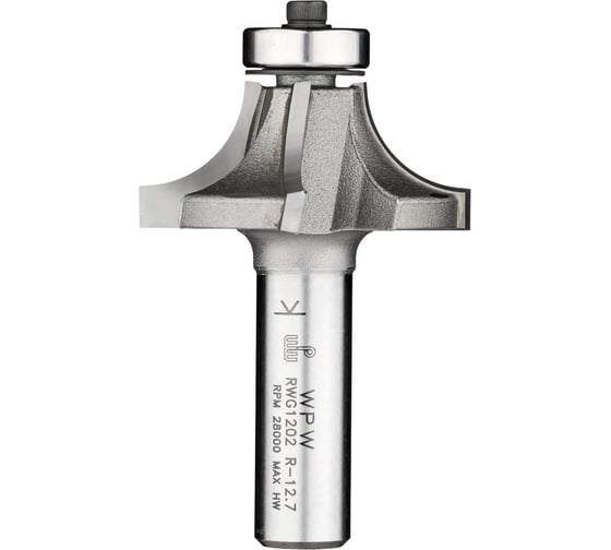 Фреза радиусная с подшипником для твердых материалов (41.3х18х12 мм; R12.7) WPW RWG1202 1