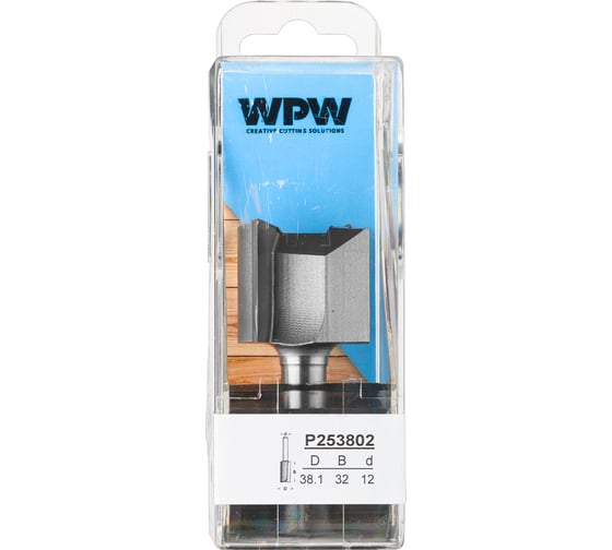 Фреза пазовая (38х32х12 мм; Z2) WPW P253802