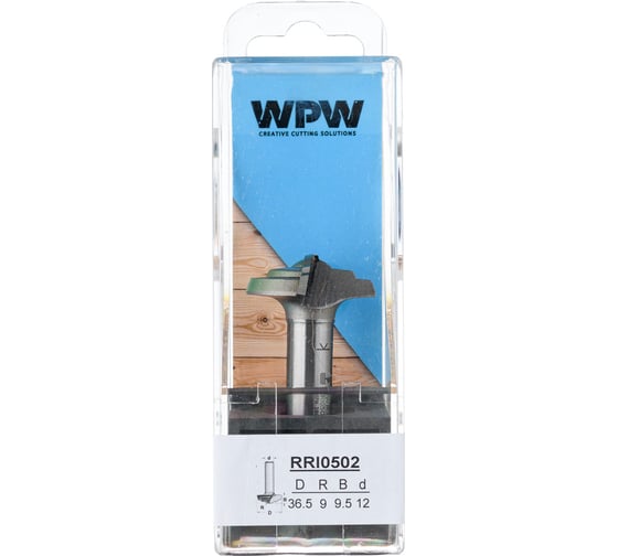 Фреза псевдофиленка барокко (36.5х9.5х12 мм; R9) WPW RRI0502