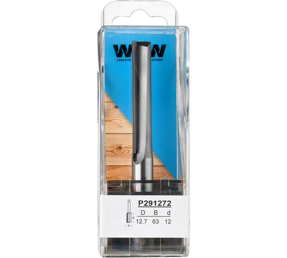 Фреза пазовая (12.7х63х12 мм; Z2) WPW P291272
