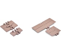 Цепь модульная полиацеталь -40, +80°C, SS штифт, HS-820-K450-POM, цепь пластинчатая, коричневая, штифт SS (HGB) Hongsbelt 00-00029812