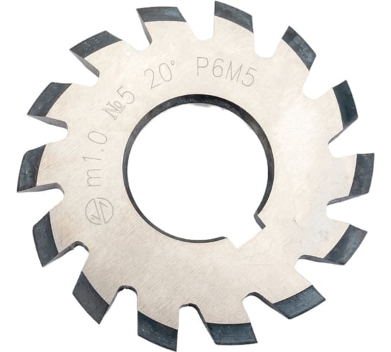 Фреза дисковая зуборезная модульная М 1.0 №5 (50x4x19 мм; 20 град; Z=14) ИНСТУЛС 00001289482