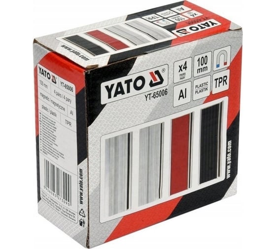 Сменные губки для тисков 100 мм YATO YT-65006