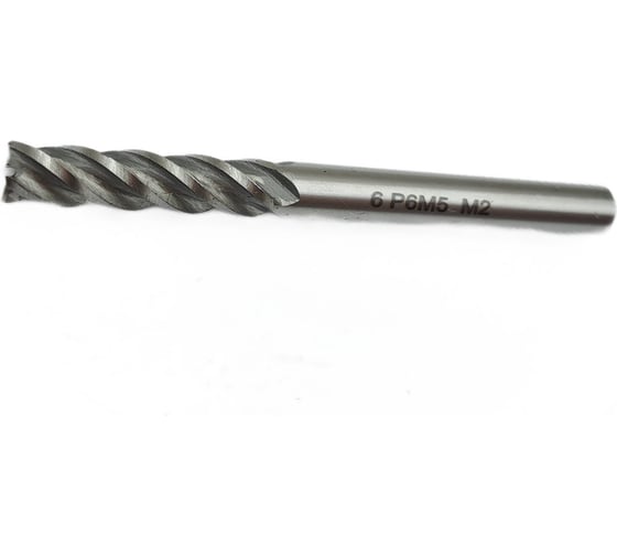 Фреза концевая ц/х ф 6x24x68 мм, Z=4, Р6М5 TORNERI Т020862