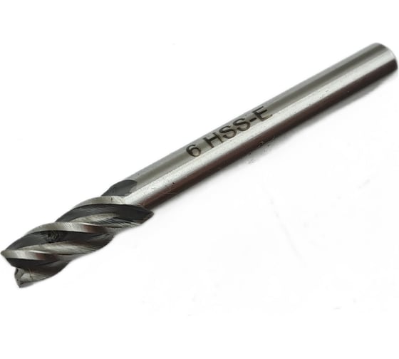 Фреза концевая ц/х ф 6x13x57 мм, Z=4, Р6М5К5 TORNERI Т020858