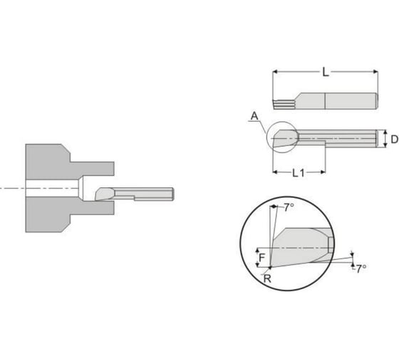 Минирезец MNR 5 R0.1 L22 DESKAR 00-00048327