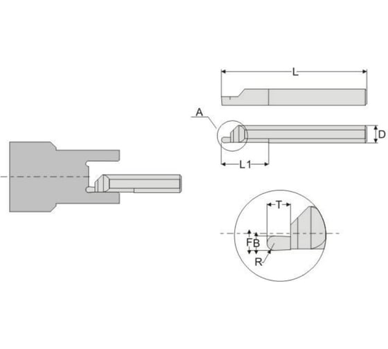 Минирезец MZR 8 R0.5 L30 DESKAR 00-00048424