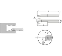Минирезец MPR 2 R0.1 L10 DESKAR 00-00048335