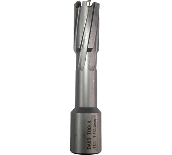 Сверло корончатое 17х55 мм DAKSTOOLS Н=55мм TCTL.17
