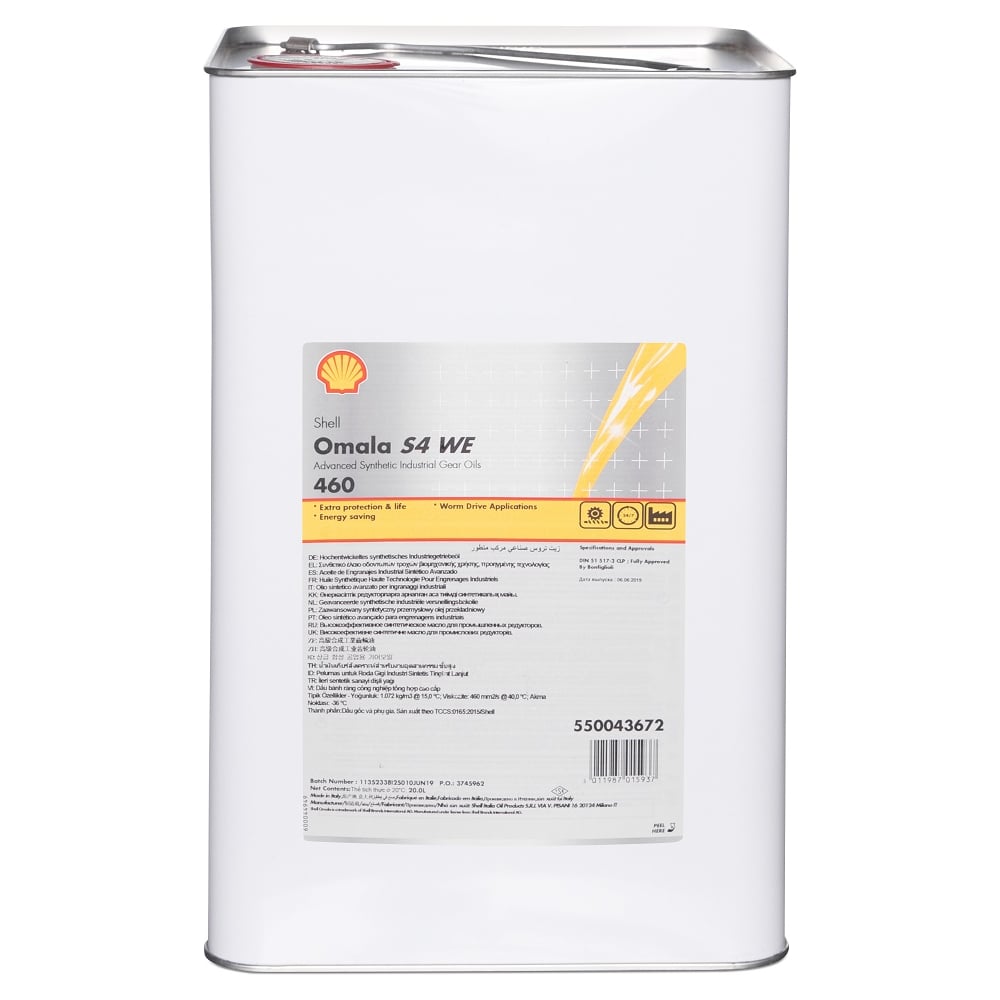 Масло Omala S4 WE 460 20 л Shell 550043672 - выгодная цена, отзывы ...